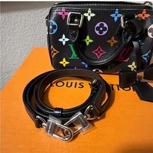 Louis Vuitton Black Multicolor Monogram Bag
